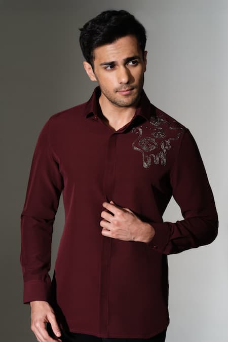 PRAVALIKA KOLA Epiphora Beaded Shirt 