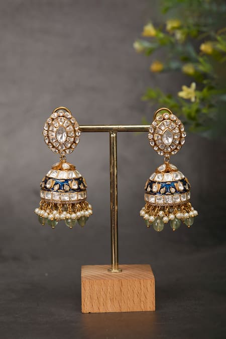 Kaari Urmi Enamalled Jhumkis 