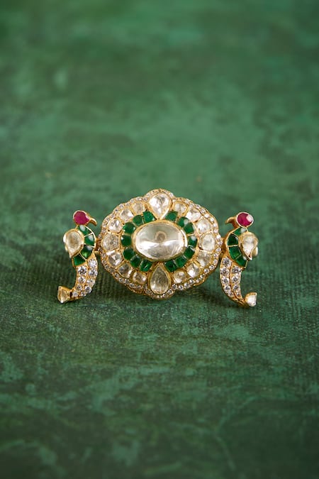 Kaari Nidhi Polki Ring 