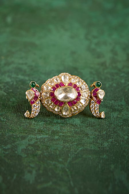 Kaari Ambika Polki Ring 