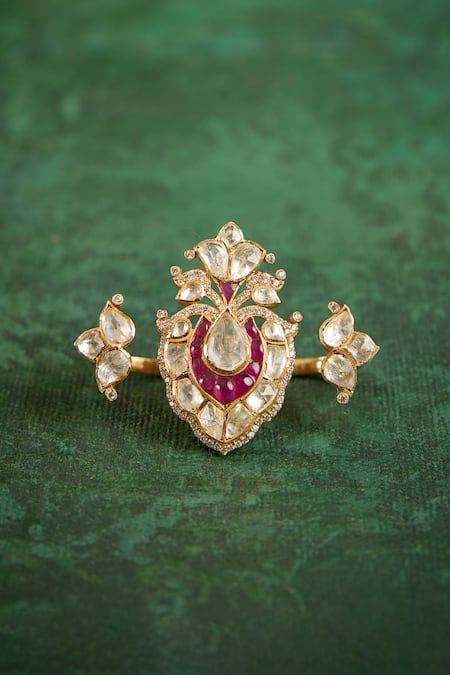 Kaari Radhika Polki Ring 