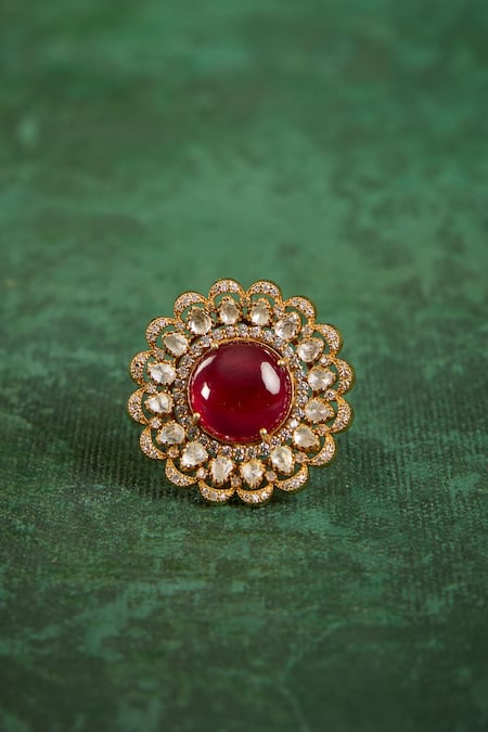 Kaari Sara Polki Ring 