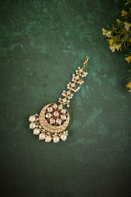 Kaari Sana Polki Maangtikka 