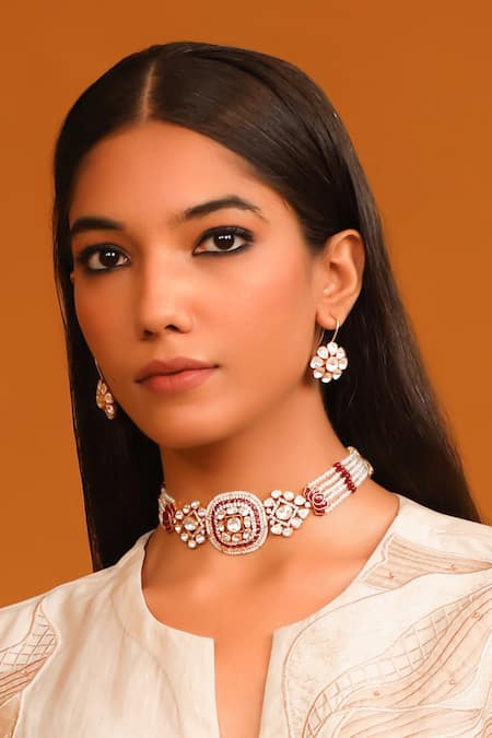 Kaari Falguni Polki Choker 