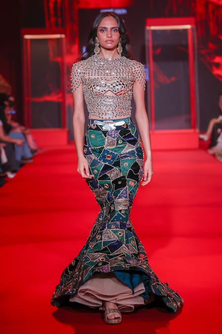 Itrh Ratnanjali Patchwork Skirt Set 