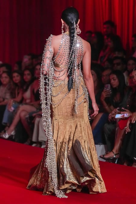 Itrh Mandira Tissue Fishtail Lehenga Set 