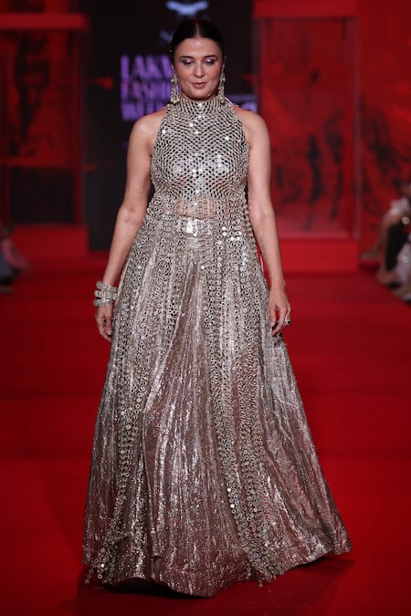 Itrh Lampi Gota Mirror Lehenga & Tunic Set 