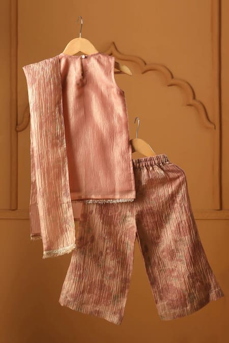 Casa Ninos Noor Blush Kurta Palazzo Set 