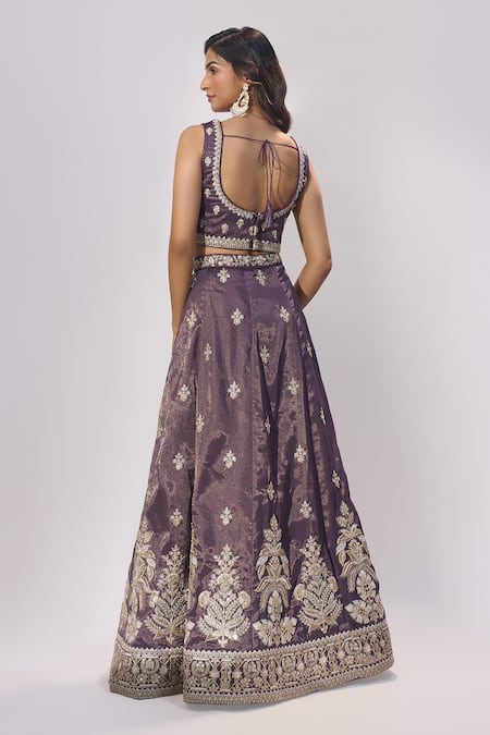 Samyukta Singhania Embroidered Lehenga Blouse Set 