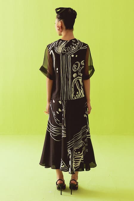 Esha Arora Printed Top Skirt Set 
