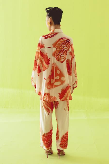 Esha Arora Printed Shirt Tunic & Trouser Set 