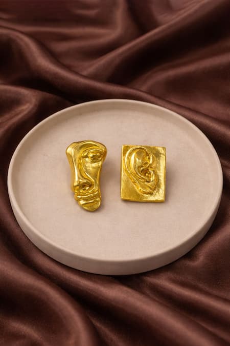 Hetal Shah Watcher Listener Set of 2 Brooches