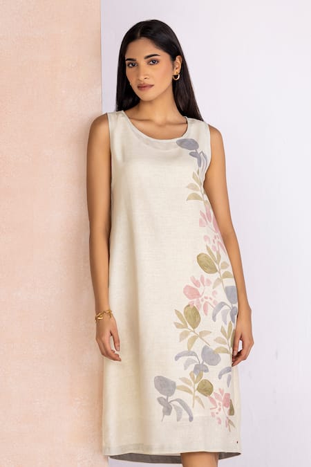 Kaveri Tropical Oasis Flow Dress 