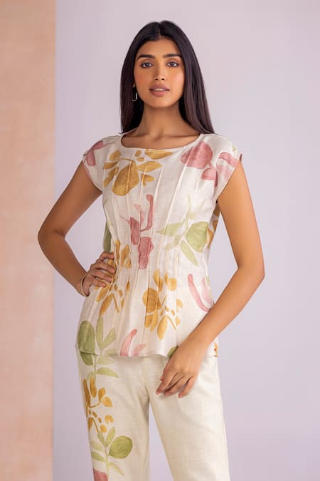 Kaveri Tropical Oasis Tuck Top 