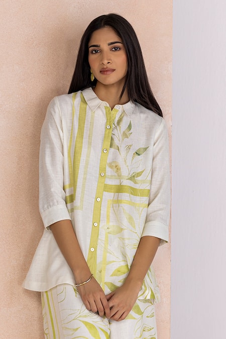 Kaveri La Feuille Printed Shirt 