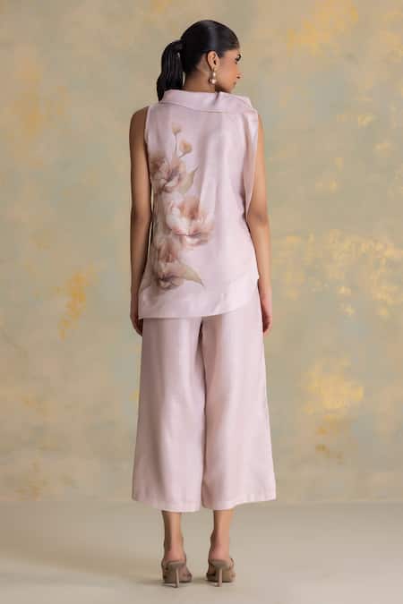 Kaveri Magnolia Cascade Sleeveless Top 