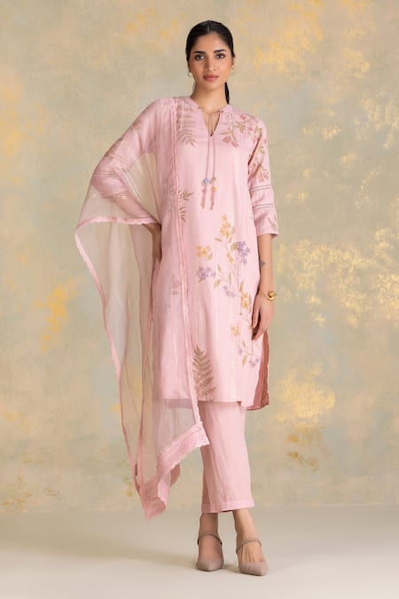 Kaveri Botanique Floral Print Kurta Set 