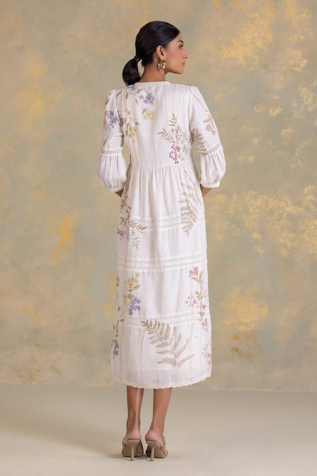 Kaveri Botanique Cherie Print Dress 