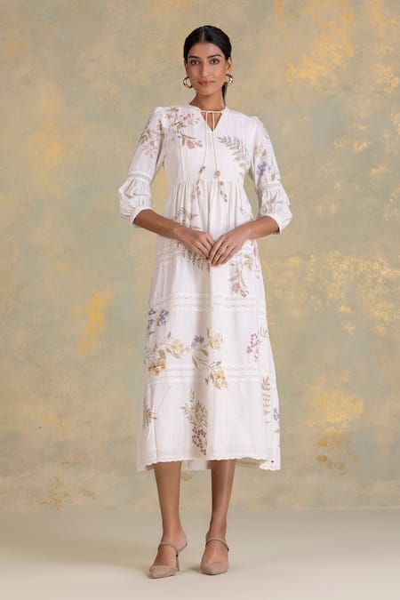 Kaveri Botanique Cherie Print Dress 