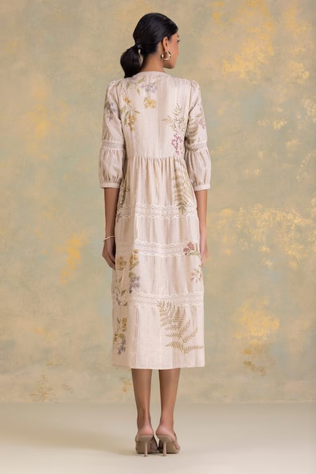 Kaveri Botanique Cherie Midi Dress