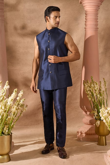 Buy Arihant Rai Sinha Multi Color Silk Embroidery Art Sherwani Jacket Set Buy_Arihant Rai Sinha_Multi Color Silk Embroidery Art Sherwani Jacket Set