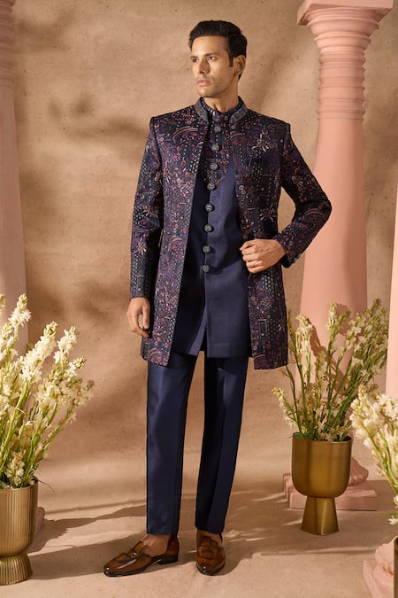 Arihant Rai Sinha Embroidered Sherwani Set 