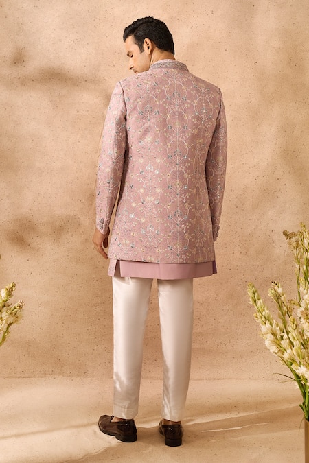 Arihant Rai Sinha Embroidered Sherwani & Kurta Set 