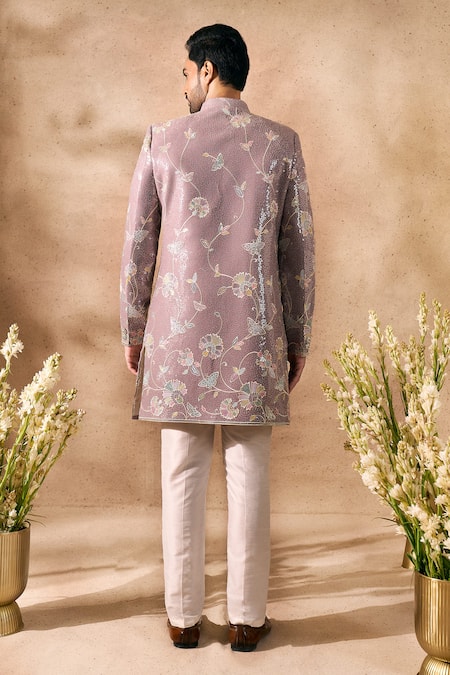 Arihant Rai Sinha Embroidered Sherwani & Pant Set 
