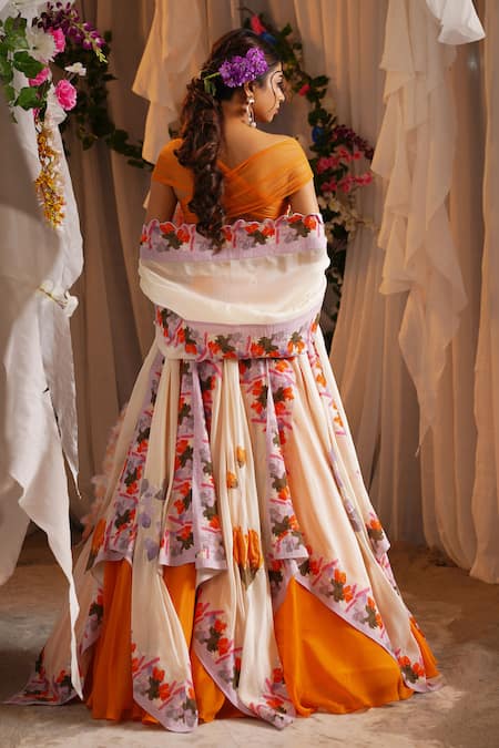 Shwetanga Embroidered Lehenga Set 