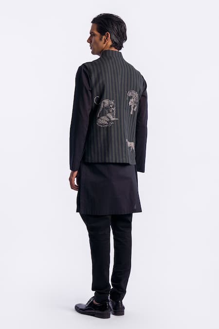 Balance by Rohit Bal Safari Print Bundi 