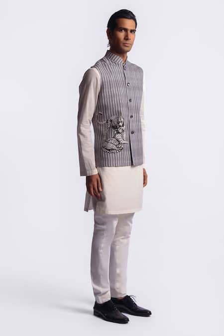 Balance by Rohit Bal Safari Pattern Bundi 
