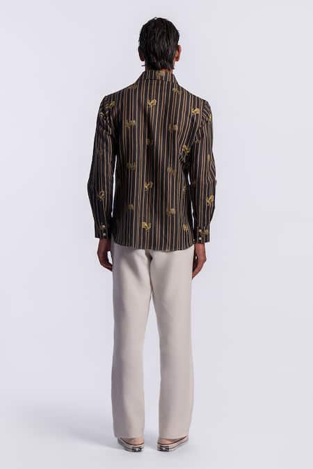 Balance by Rohit Bal Stripe Print Shirt 