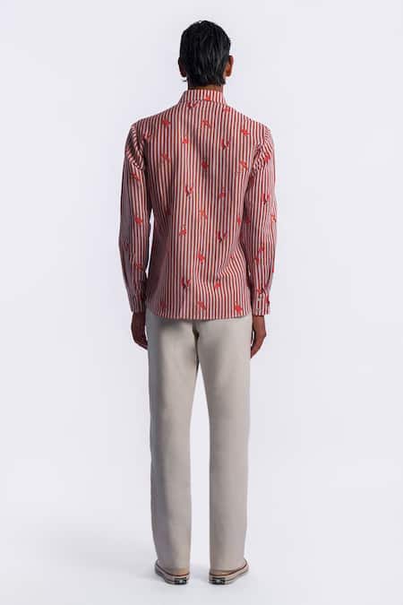 Balance by Rohit Bal Stripe Pattern Shirt 