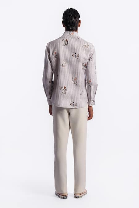 Balance by Rohit Bal Stripe Pattern Shirt 