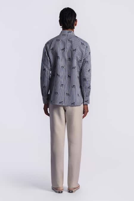 Balance by Rohit Bal Stripe Pattern Shirt 