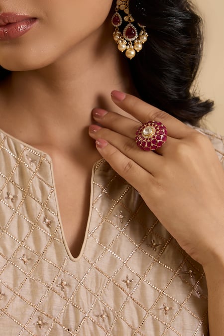 Kaari Kanishka Polki Ring 