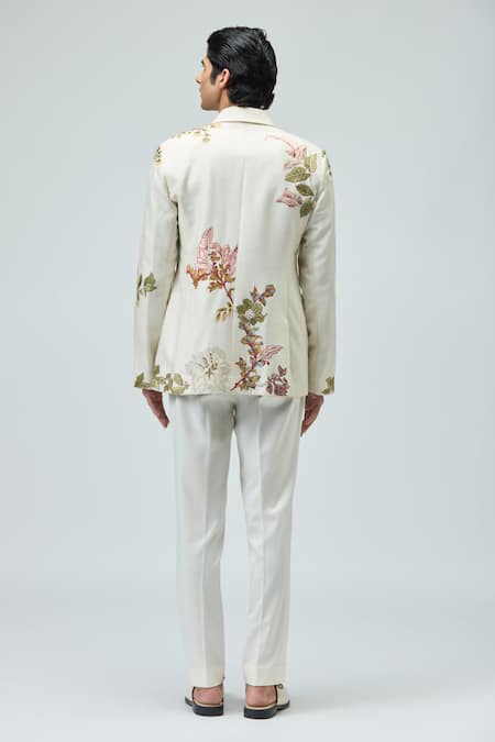 Varun Bahl Embroidered Tuxedo Set 