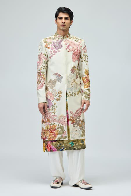 Varun Bahl Embroidered Sherwani Set 