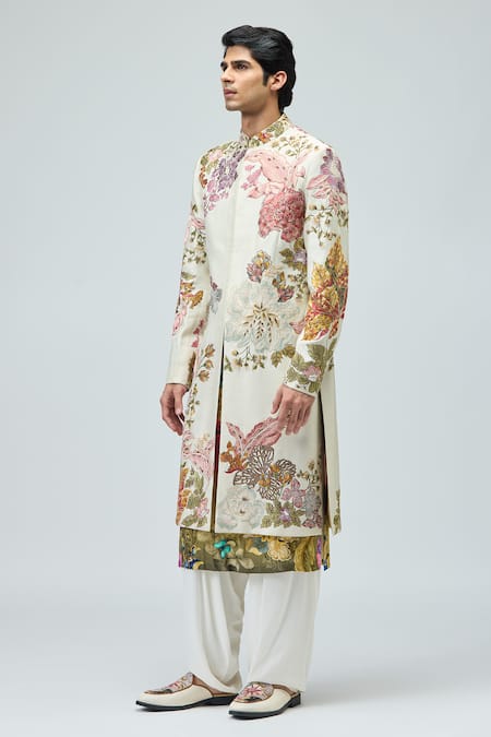 Varun Bahl Embroidered Sherwani Set 