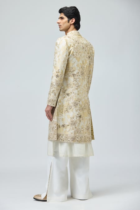 Varun Bahl Brocade Woven Sherwani Set 