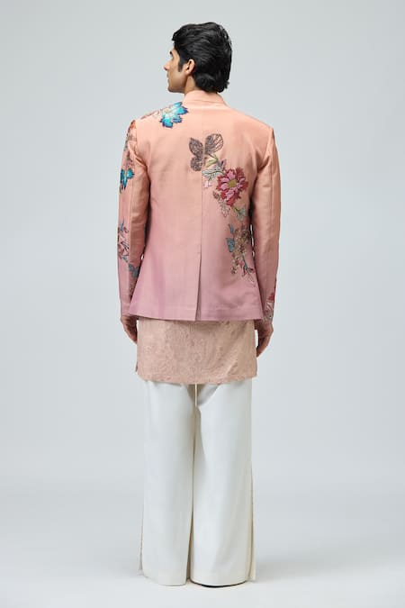 Varun Bahl Embroidered Bandhgala & Pant Set 