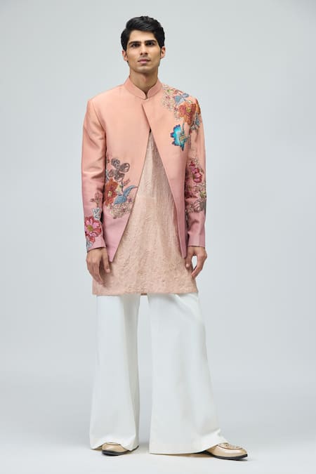 Varun Bahl Embroidered Bandhgala & Pant Set 