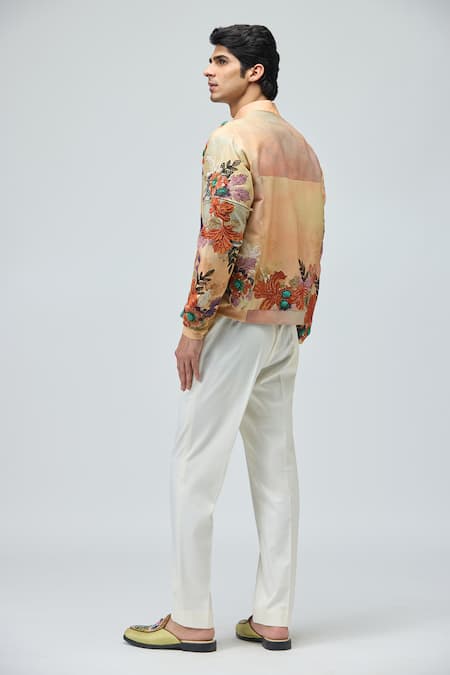 Varun Bahl Embroidered Jacket & Pant Set 