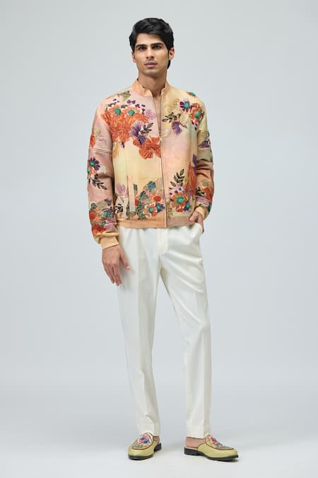 Varun Bahl Embroidered Jacket & Pant Set 