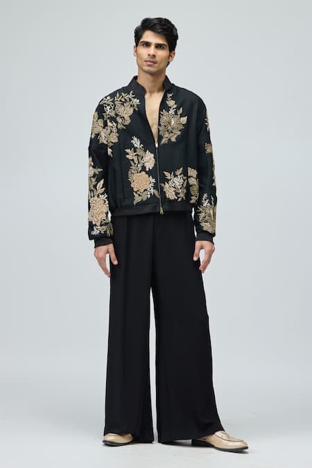 Varun Bahl Embroidered Jacket & Pant Set 