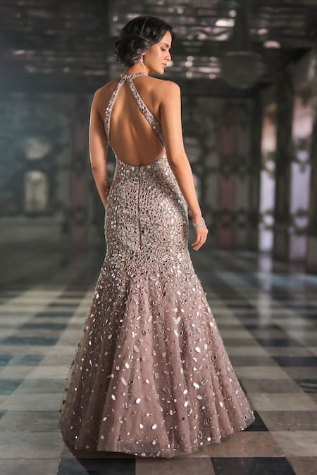 Seema Gujral Mirror Work Gown 