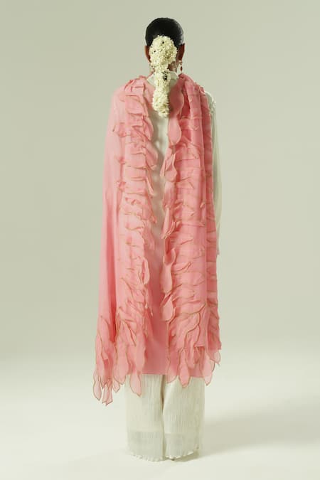 Shwetanga Ombre Embroidered Kurta Set 