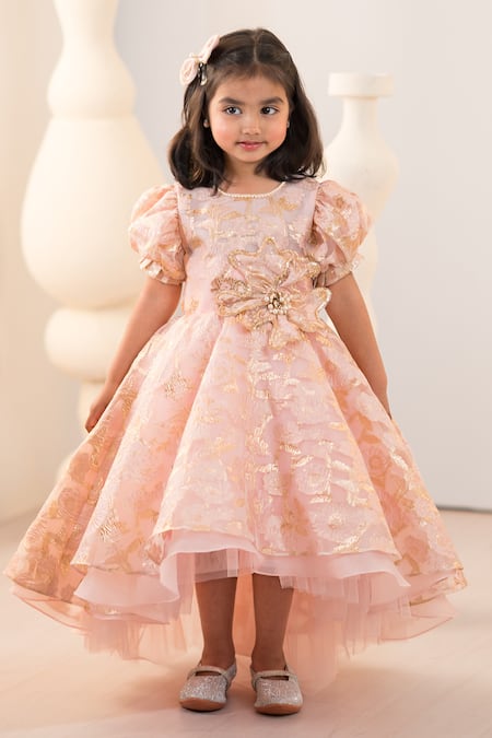 Ruchika Lath Label 3D Floral Hand Embroidered Gown 