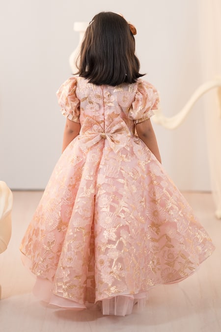 Ruchika Lath Label 3D Floral Hand Embroidered Gown 