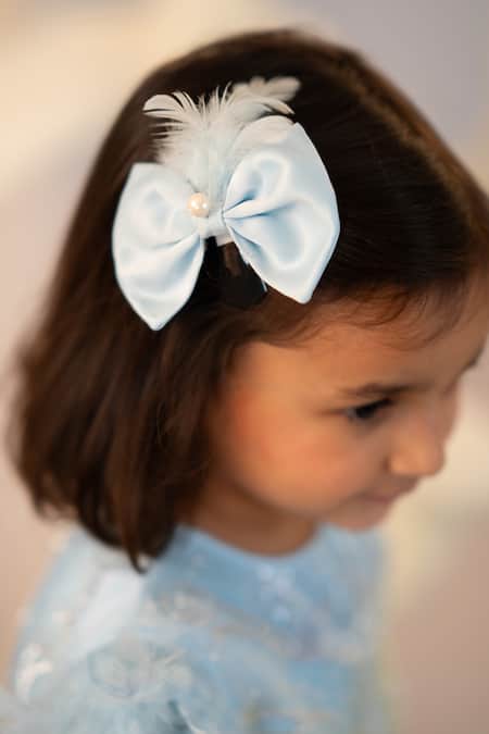 Ruchika Lath Label Sky Blue Tulle Sequins, Beads, Pearls Cutdana Embroidered Dress Online at Aza Fashions Ruchika Lath Label_Sky Blue Tulle Sequins, Beads, Pearls Cutdana Embroidered Dress _Online_at_Aza_Fashions